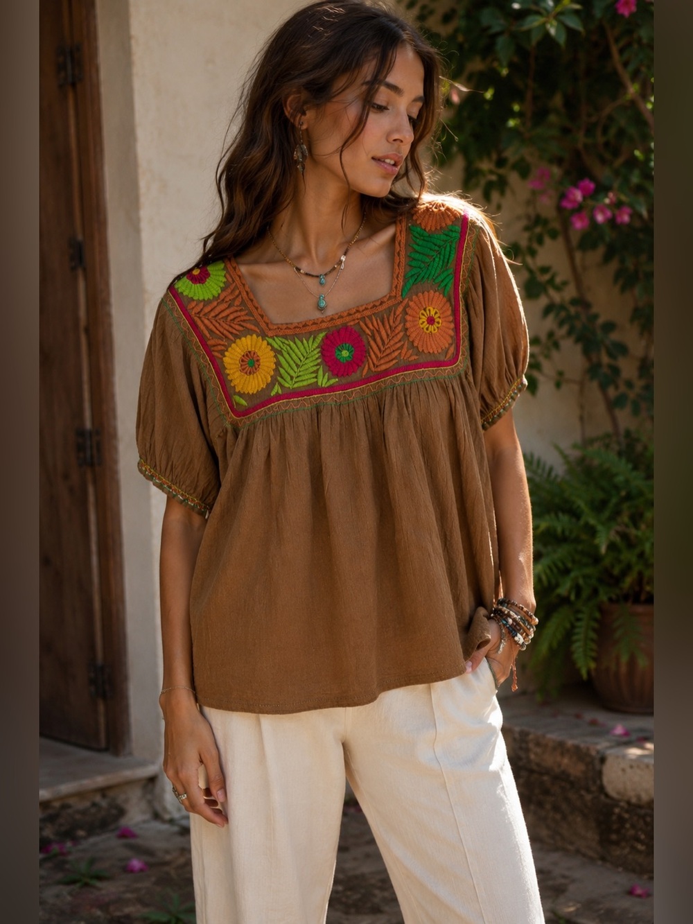 Sister Mary Reyna Top – NWT – Size Small boho cottagecore coastal breathable